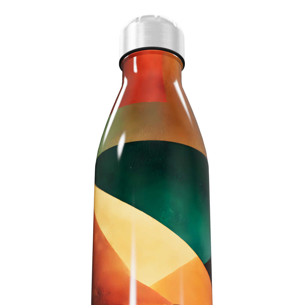 Garrafa Inox Estampada Colorida