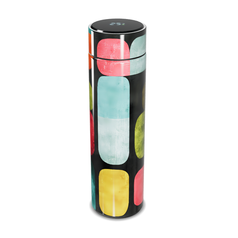 Garrafa Térmica Touch - Estampa Colorida