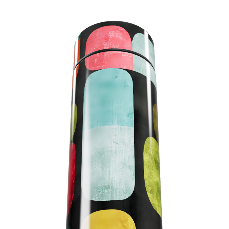 Garrafa Térmica Touch - Estampa Colorida