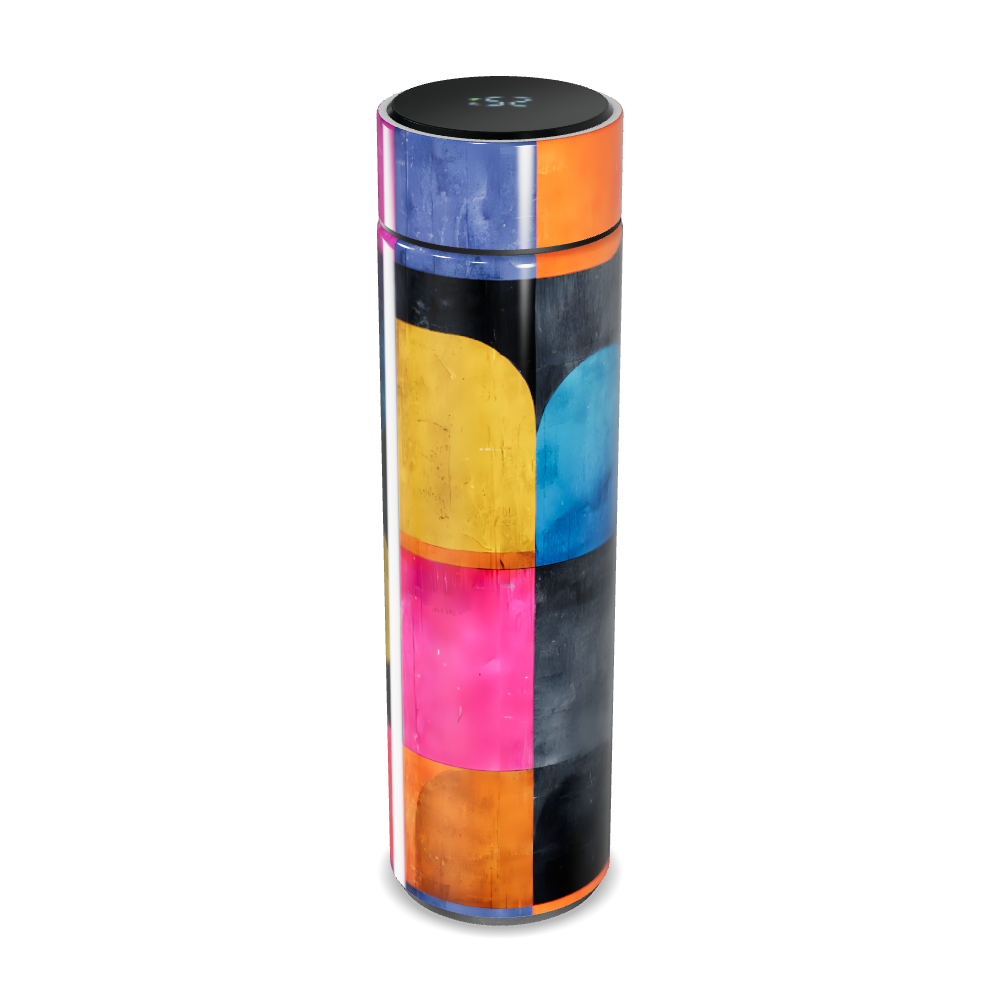 Garrafa Térmica Touch - Colorida com Display LED