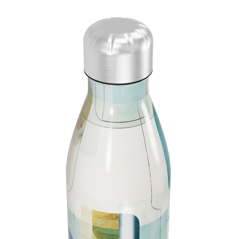 Garrafa Inox - Estampa Geométrica Colorida