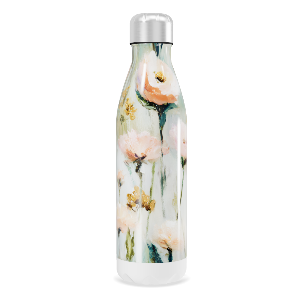 Garrafa Inox - Floral colorida 500ml