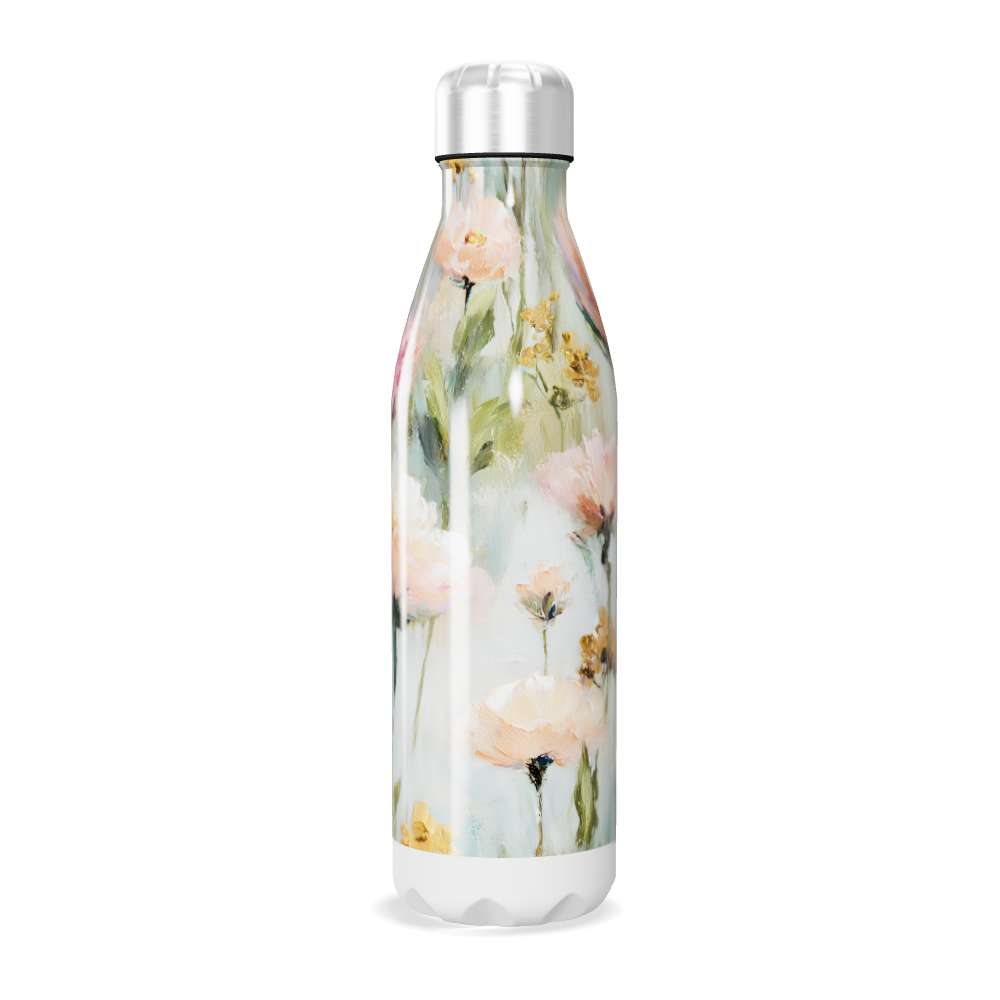 Garrafa Inox - Floral colorida 500ml