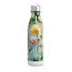 Garrafa Inox - Floral com Tampa Prata