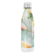 Garrafa Inox - Floral com Tampa Prata
