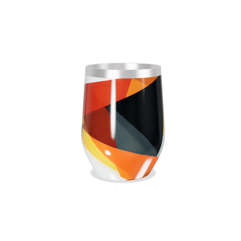 Copo Térmico Slim - Estampa Geométrica Colorida