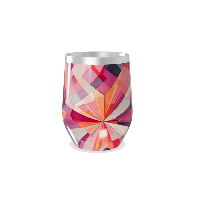 Copo Térmico Slim - Estampa Colorida Abstrata