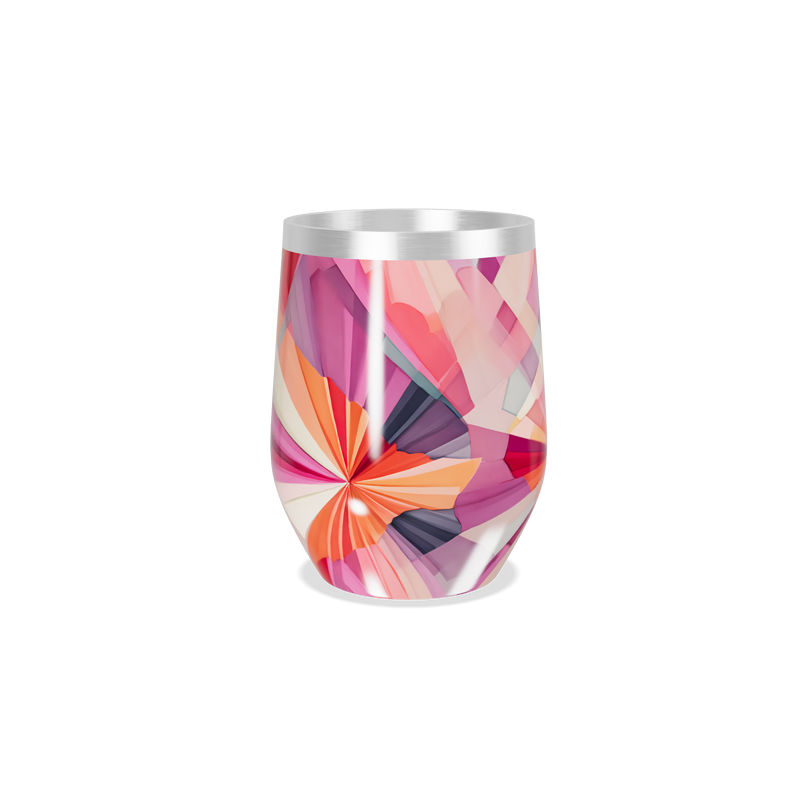 Copo Térmico Slim - Estampa Colorida Abstrata