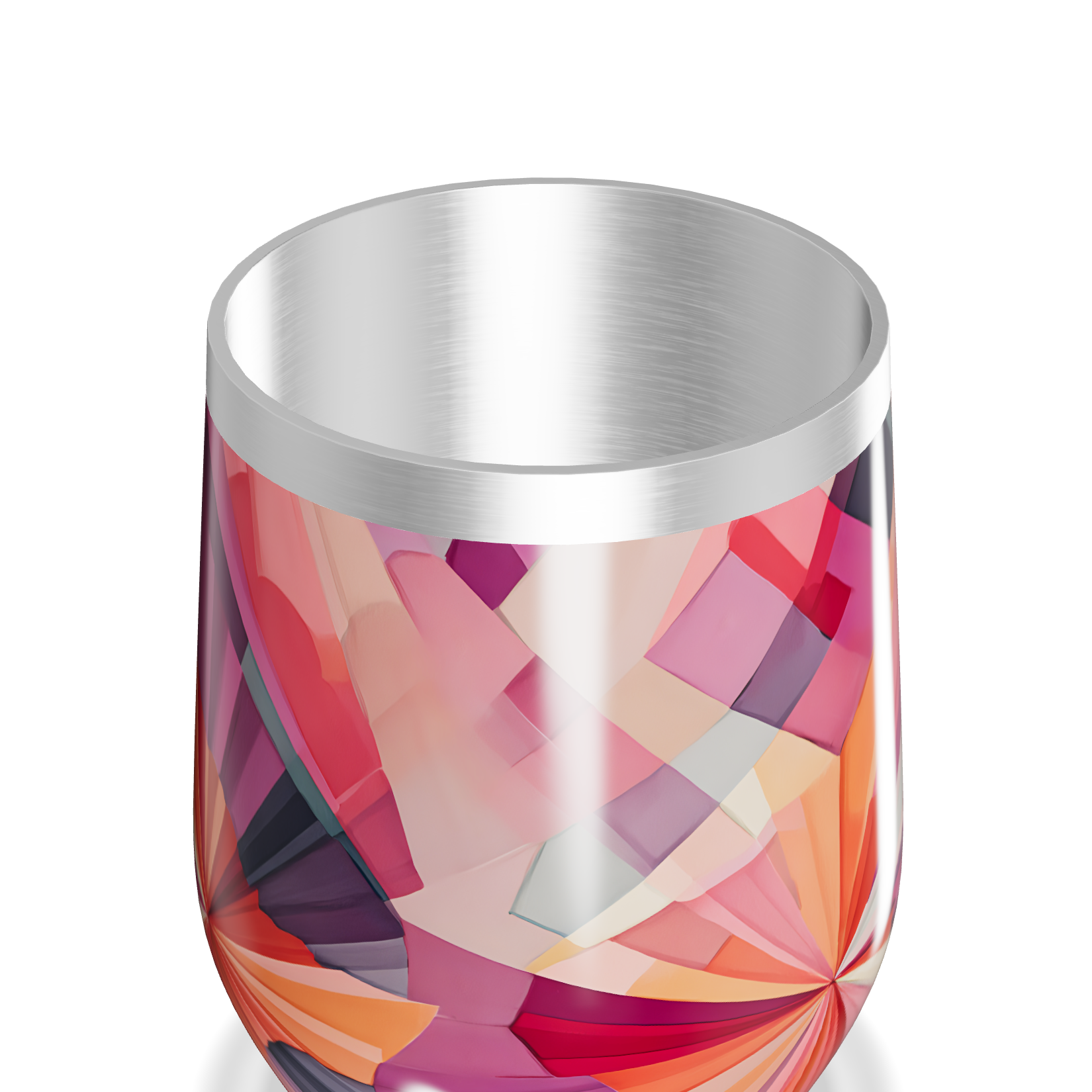 Copo Térmico Slim - Estampa Colorida Abstrata