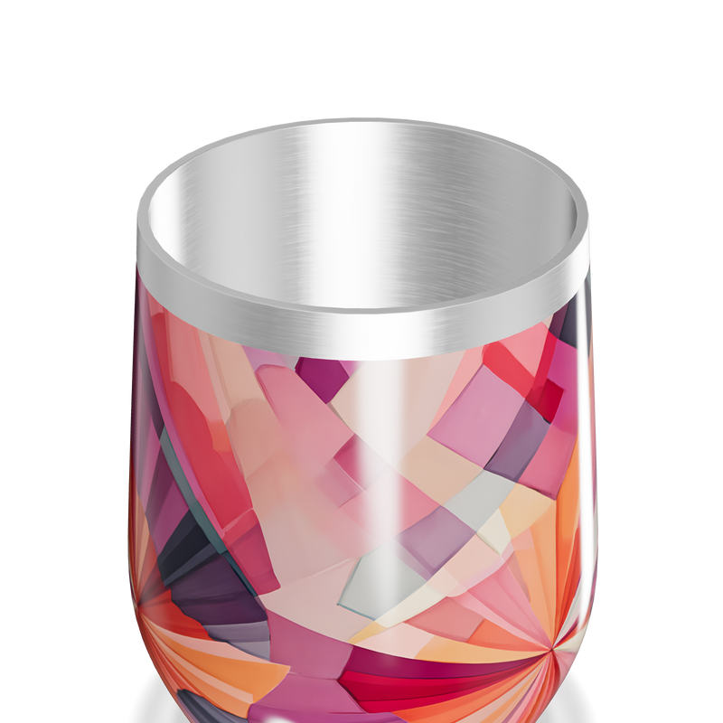 Copo Térmico Slim - Estampa Colorida Abstrata