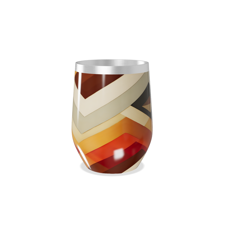 Copo Térmico Slim - Estampa Geométrica Colorida