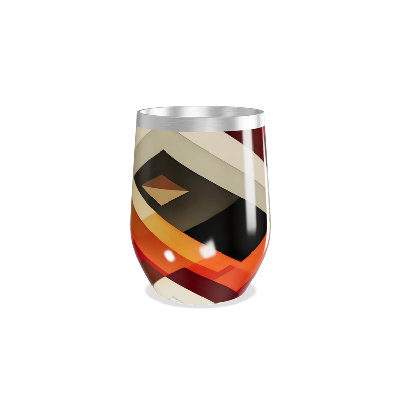 Copo Térmico Slim - Estampa Geométrica Colorida