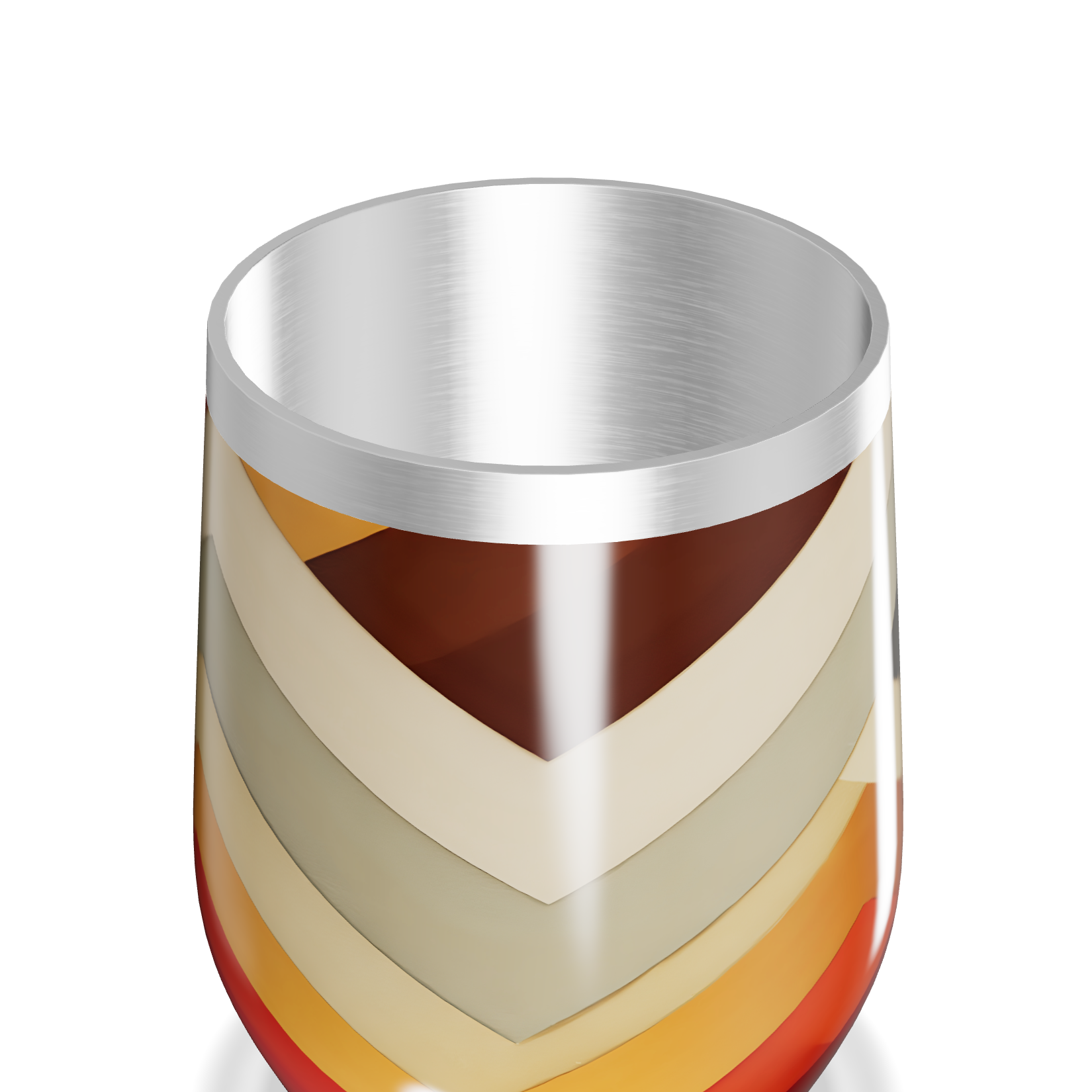 Copo Térmico Slim - Estampa Geométrica Colorida