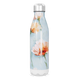 Garrafa Inox - Flores Azul e Laranja
