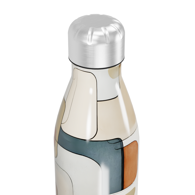 Garrafa Inox - Estampa Geométrica Colorida