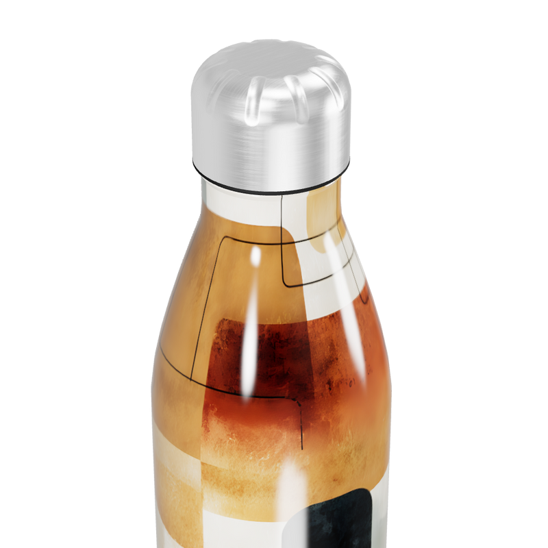 Garrafa Inox - Estampa Abstrata Colorida