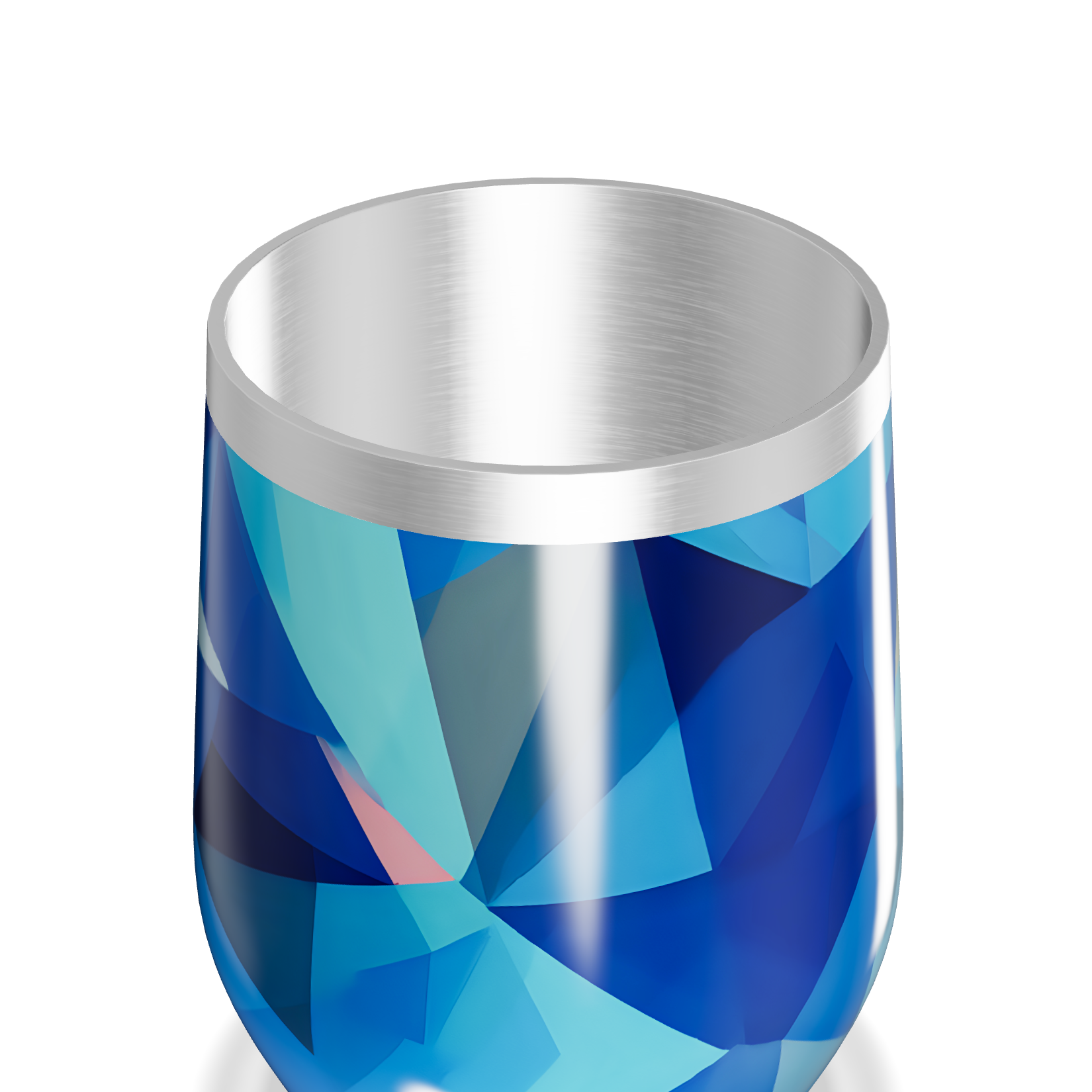 Copo Térmico Slim - Geométrico Azul