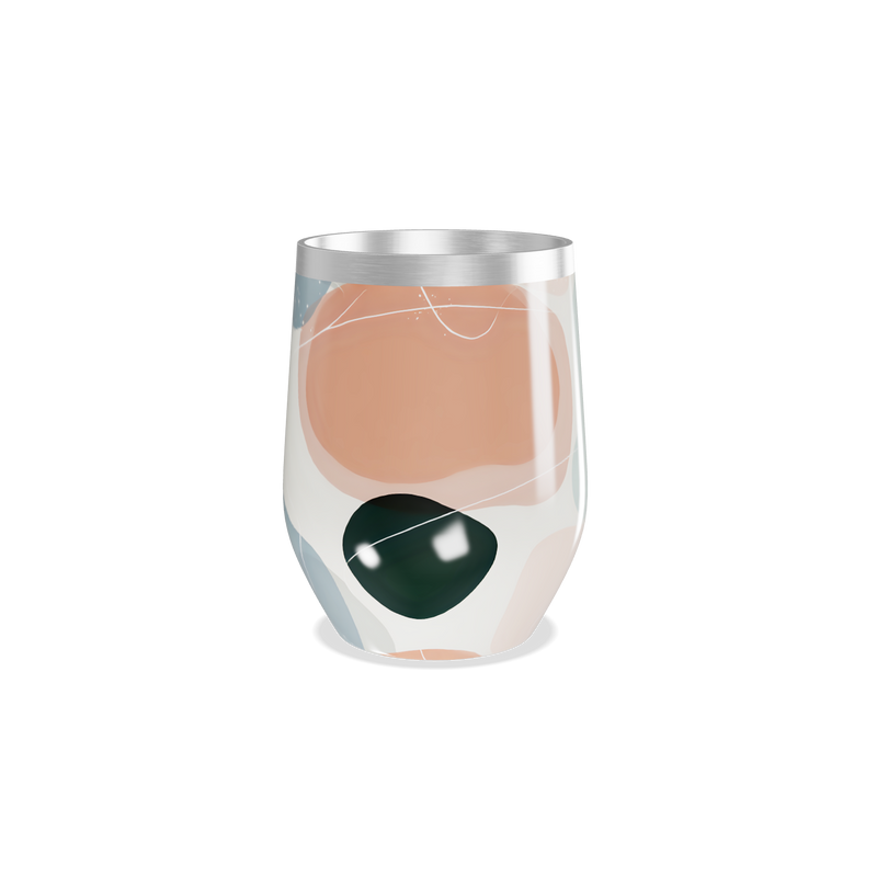 Copo Térmico Slim - Abstrato Colorido Inox