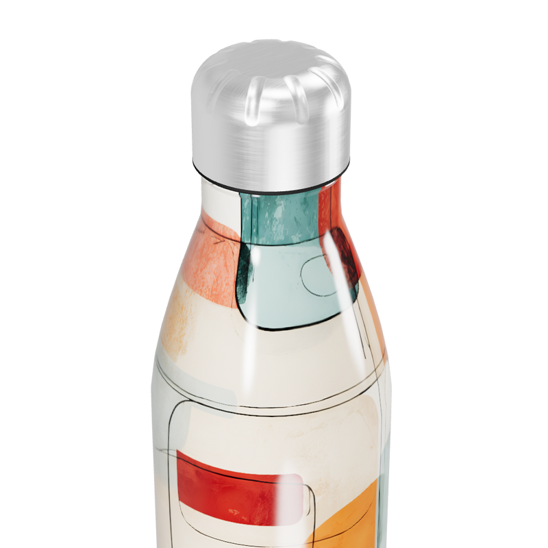 Garrafa Inox - Estampa Colorida Moderna