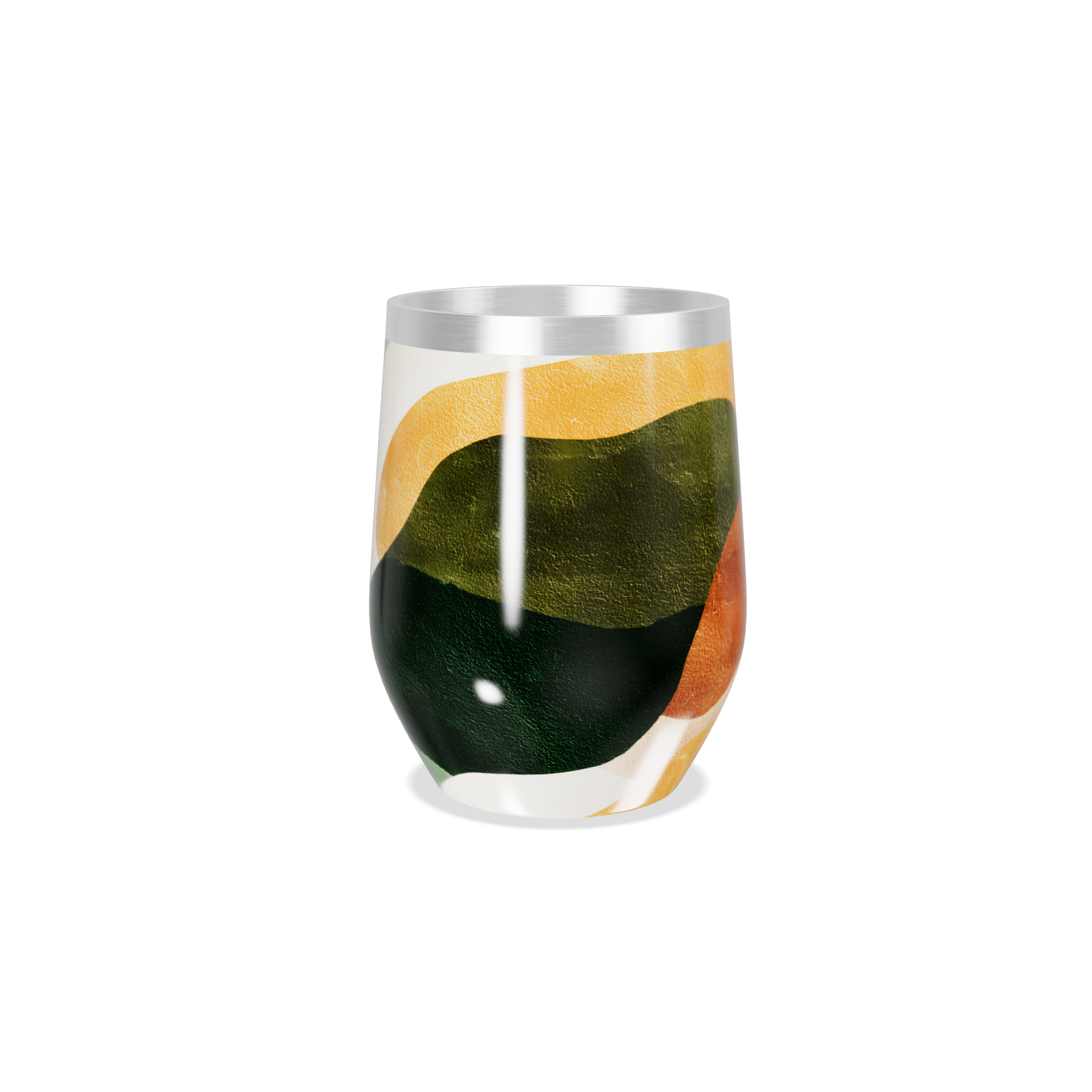 Copo Térmico Slim Estampado Colorido Aço Inox