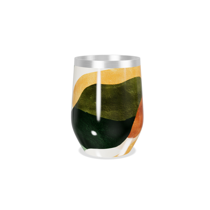 Copo Térmico Slim Estampado Colorido Aço Inox