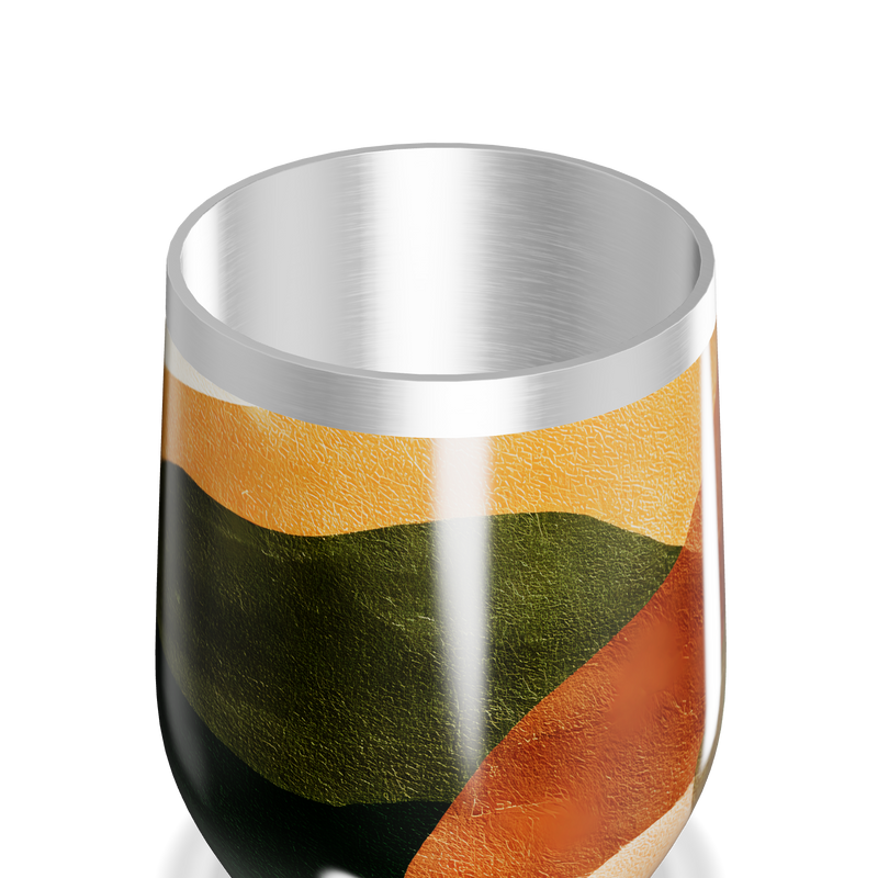 Copo Térmico Slim Estampado Colorido Aço Inox