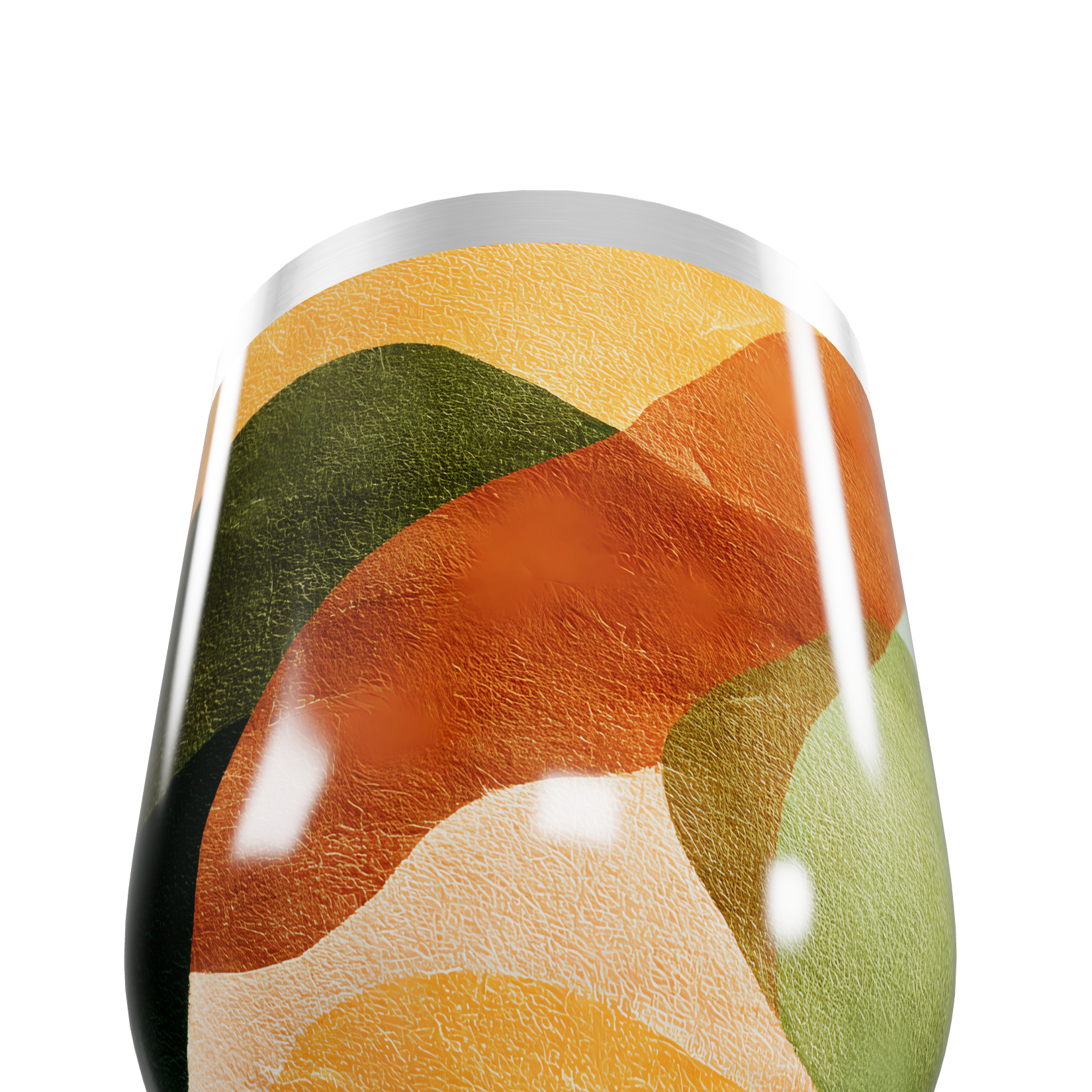 Copo Térmico Slim Estampado Colorido Aço Inox