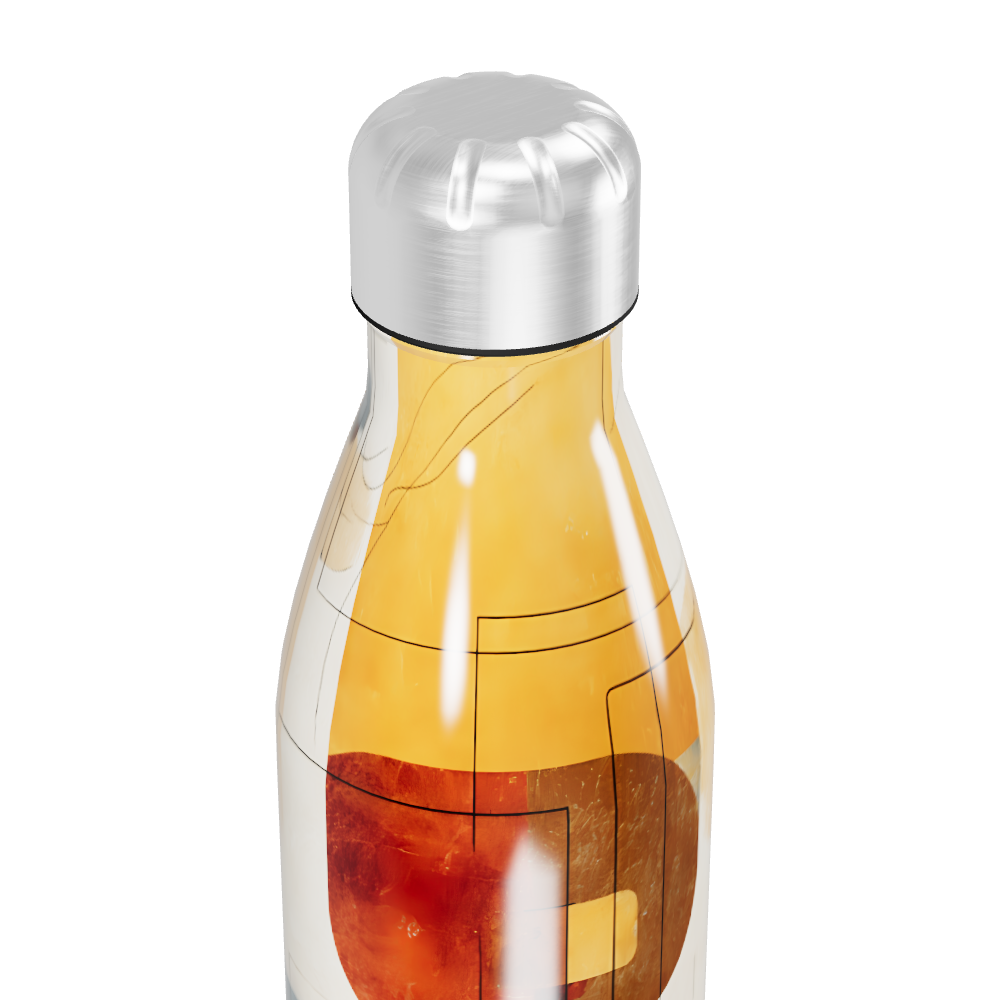 Garrafa Inox - Estampa Colorida Geométrica