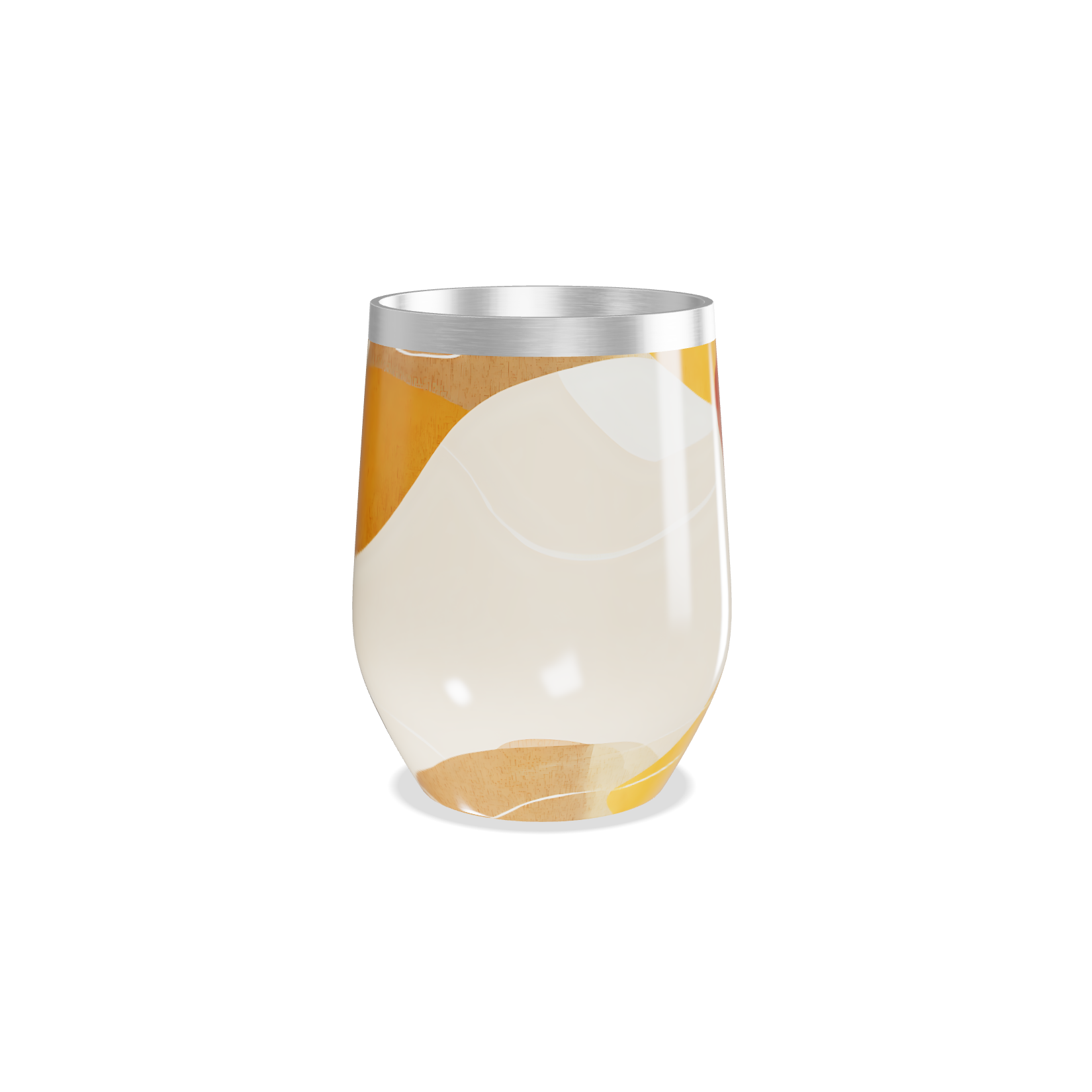 Copo Térmico Slim - Estampa Geométrica Colorida