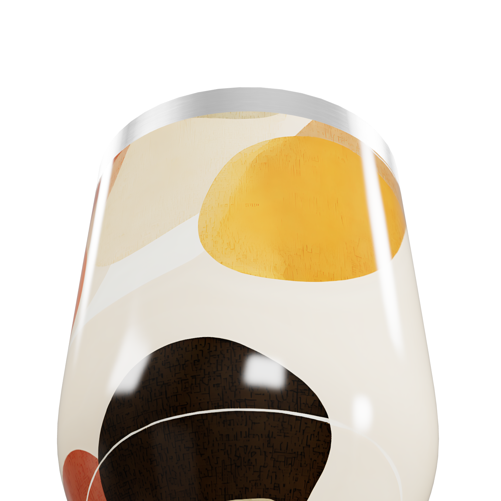 Copo Térmico Slim - Estampa Geométrica Colorida