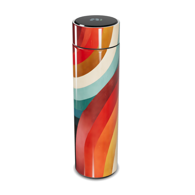 Garrafa Térmica Touch - Estampa Colorida Vertical