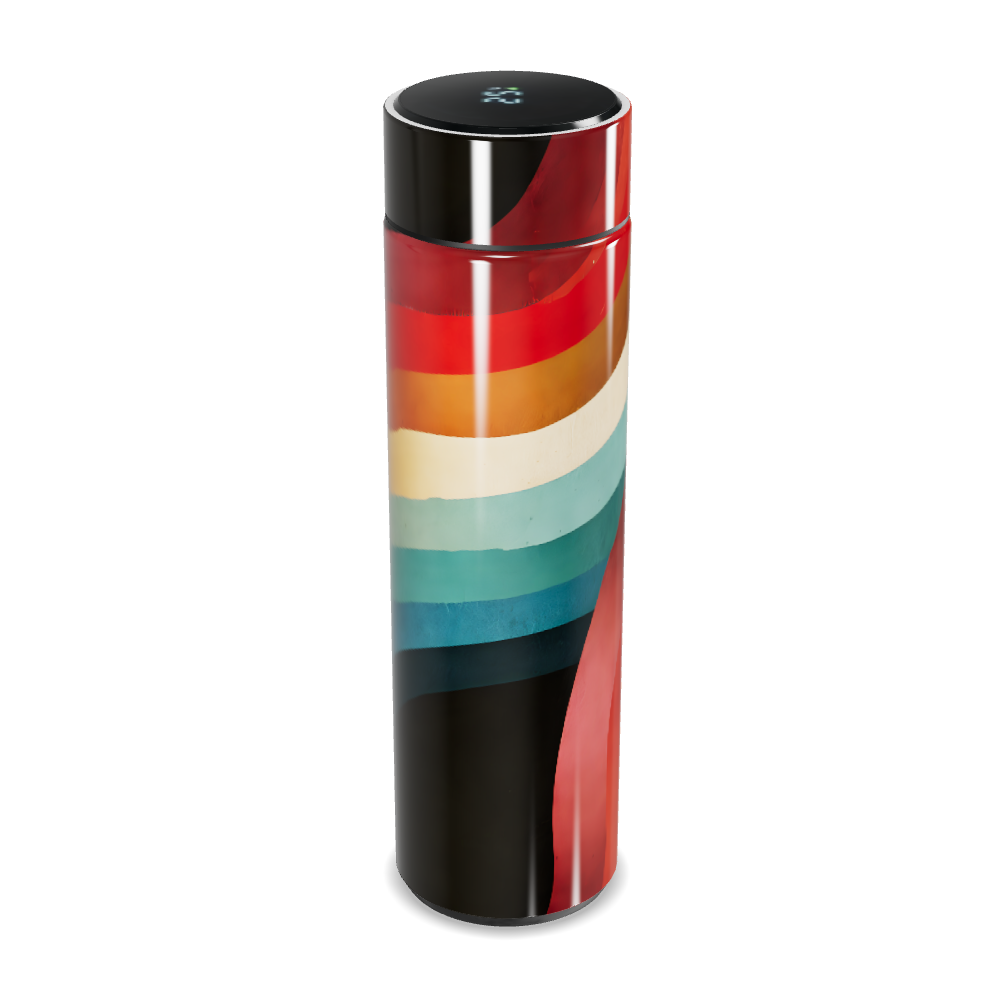 Garrafa Térmica Touch - Estampa Colorida Vertical