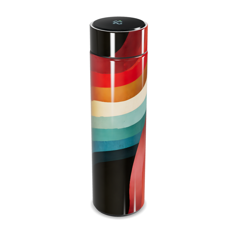 Garrafa Térmica Touch - Estampa Colorida Vertical