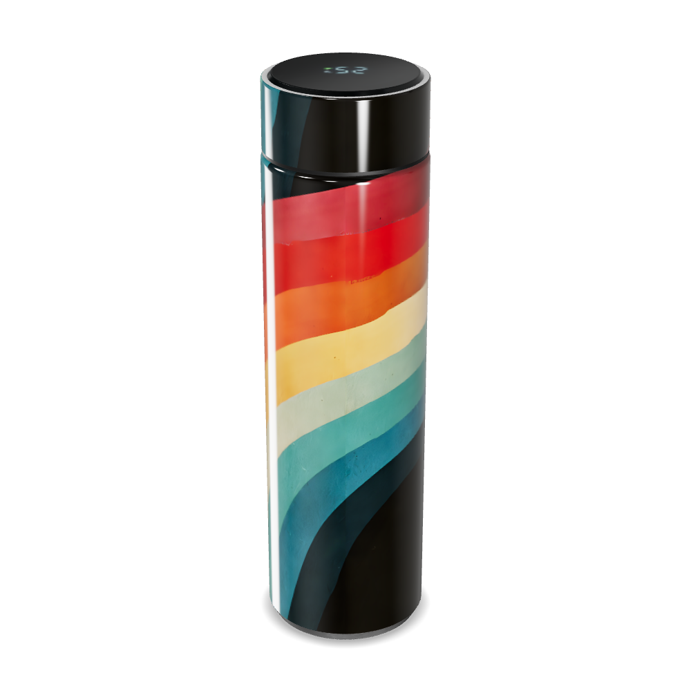 Garrafa Térmica Touch - Estampa Colorida Vertical