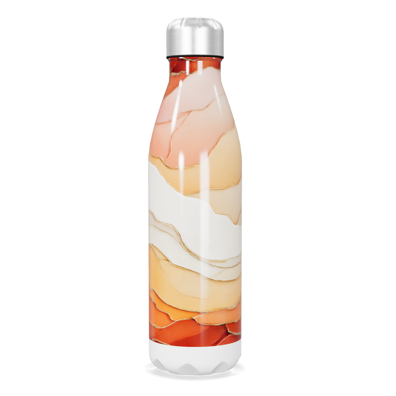 Garrafa Inox - Estampa Abstrata Colorida