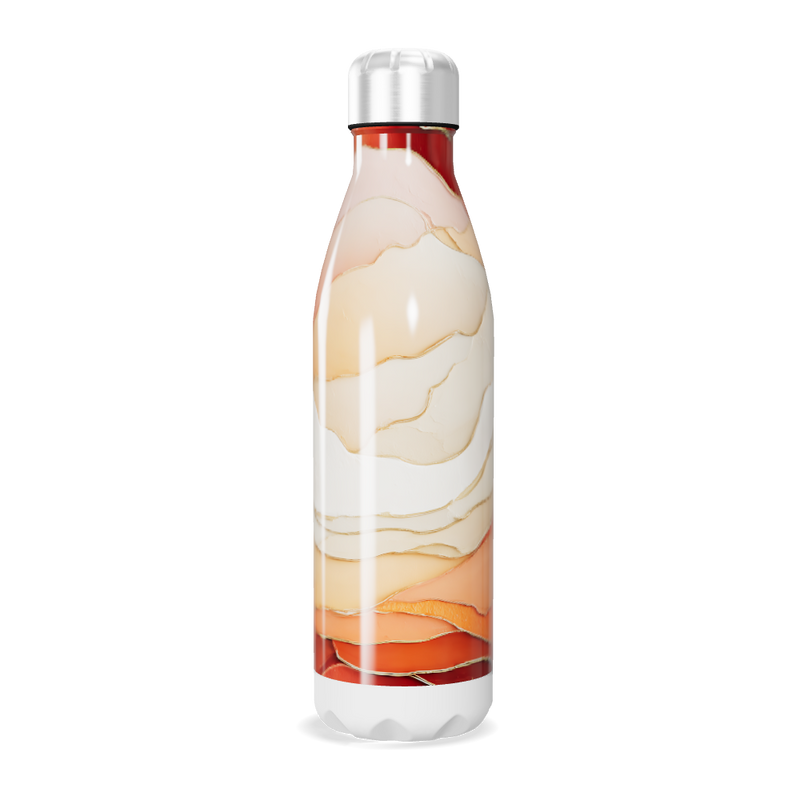 Garrafa Inox - Estampa Abstrata Colorida