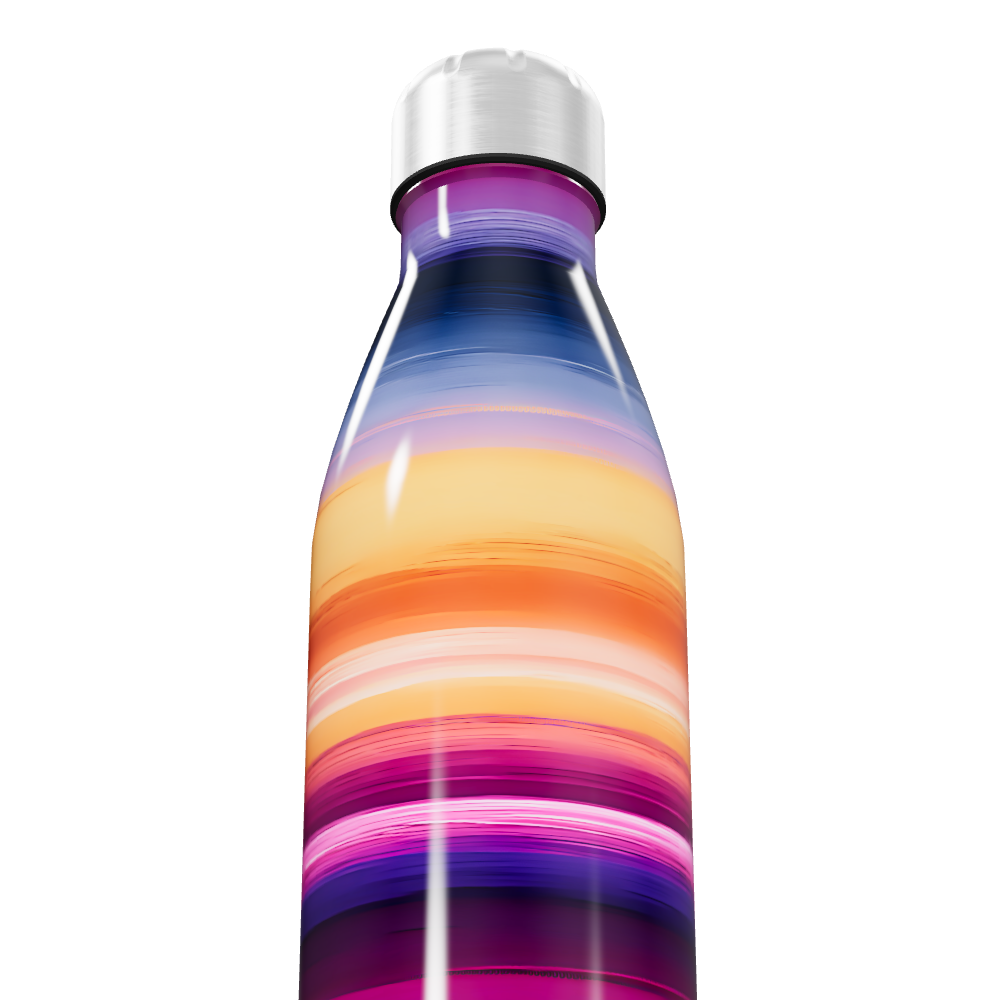 Garrafa Inox Estampada Colorida