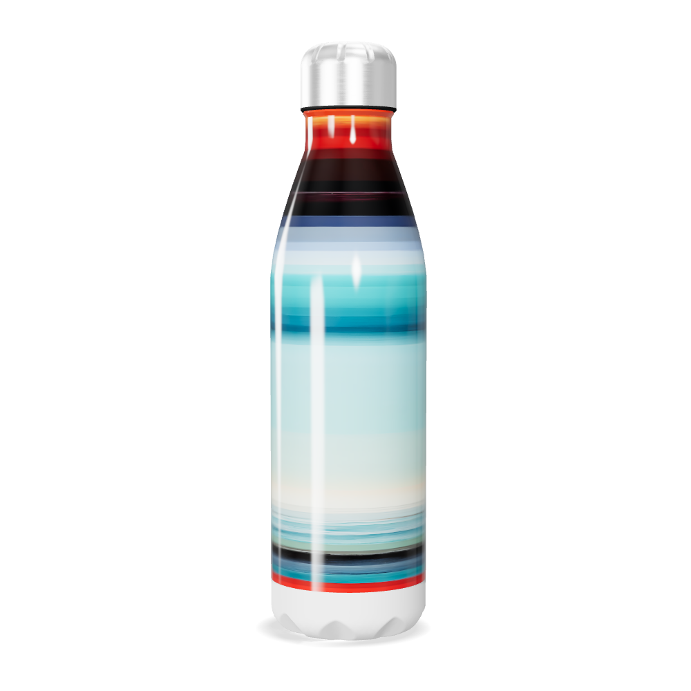 Garrafa Inox Listrada Azul Colorida