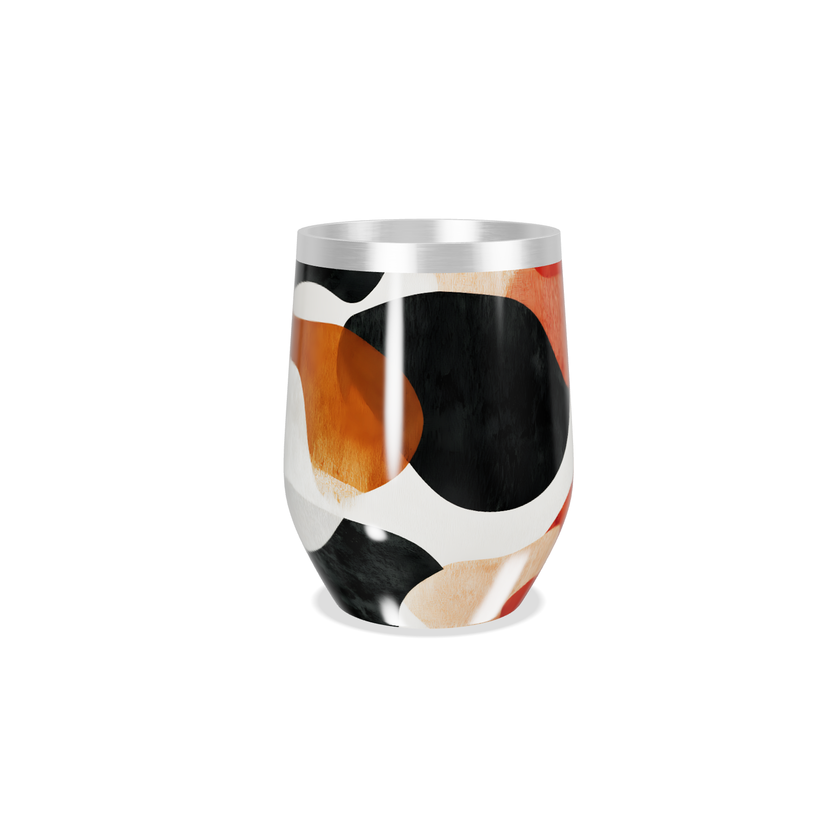 Copo Térmico Slim - Estampa Abstrata Colorida