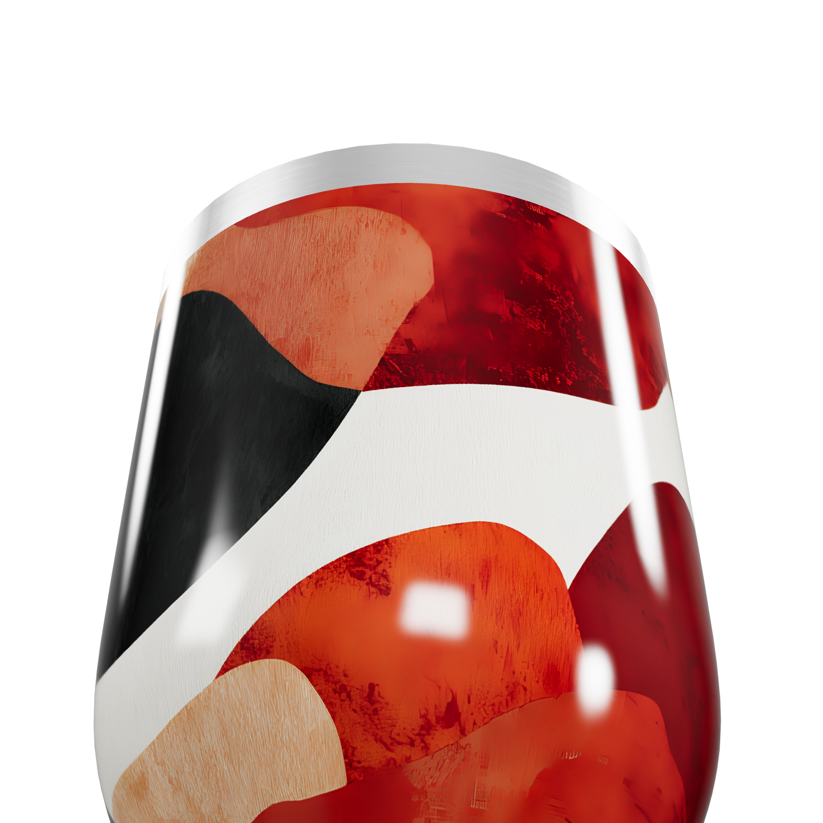 Copo Térmico Slim - Estampa Abstrata Colorida