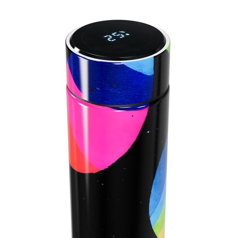 Garrafa Térmica Touch - Colorida Aço Inox Digital
