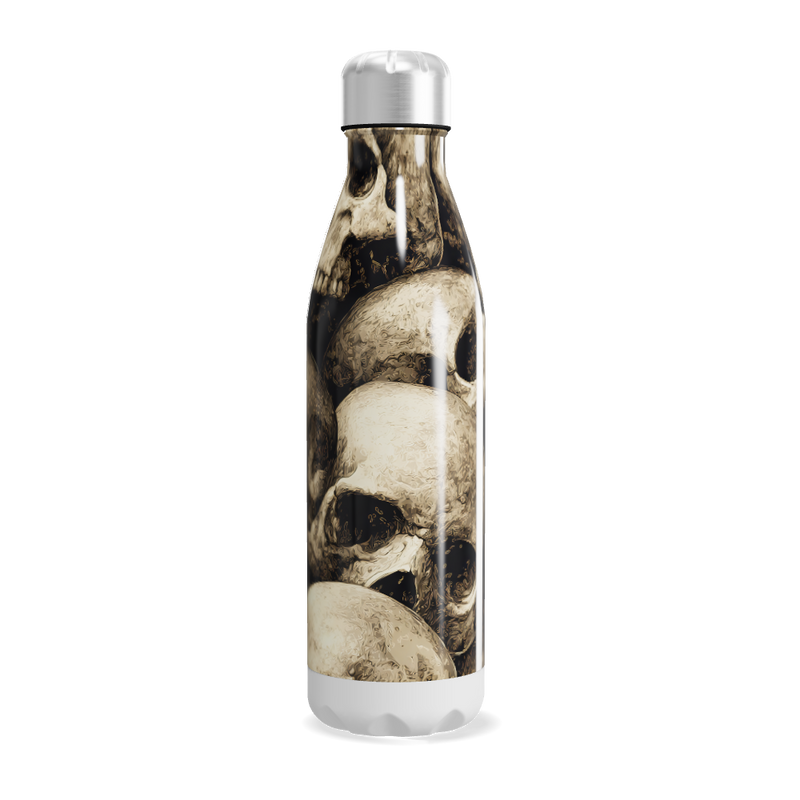 Garrafa Inox - Estampa Caveiras