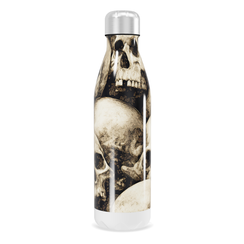 Garrafa Inox - Estampa Caveiras