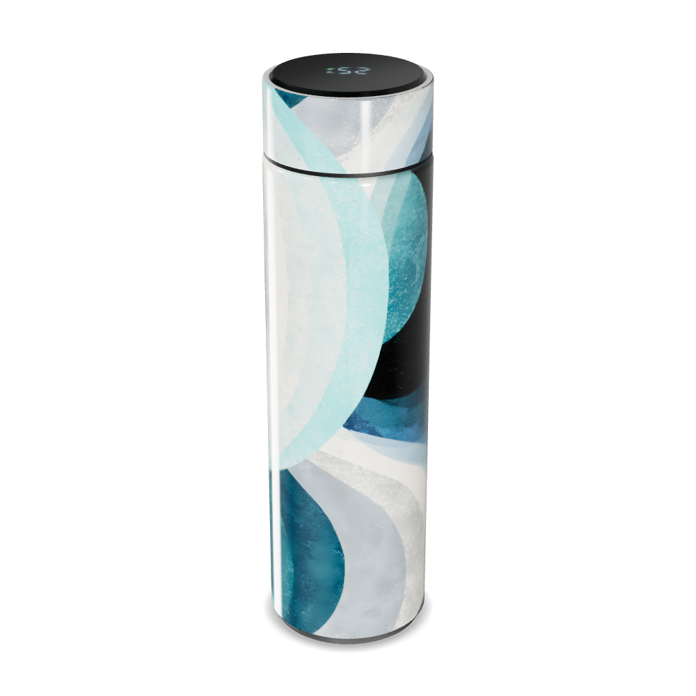 Garrafa Térmica Touch - Azul Preto com Design Moderno