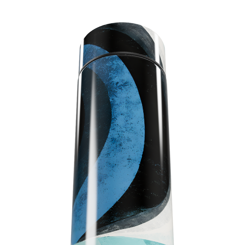 Garrafa Térmica Touch - Azul Preto com Design Moderno