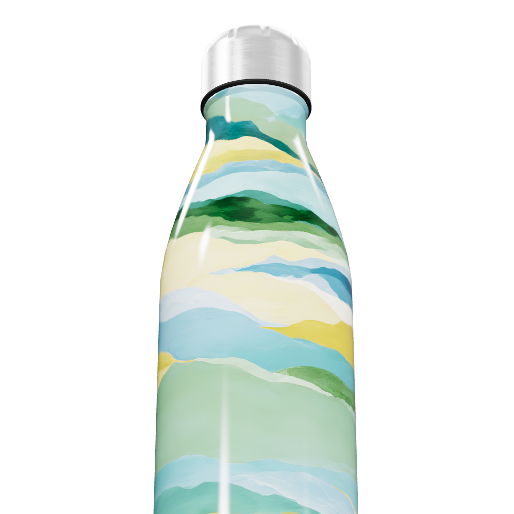 Garrafa Inox - Estampa Colorida e Moderna