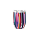 Copo Térmico Slim - Listras Coloridas Inox