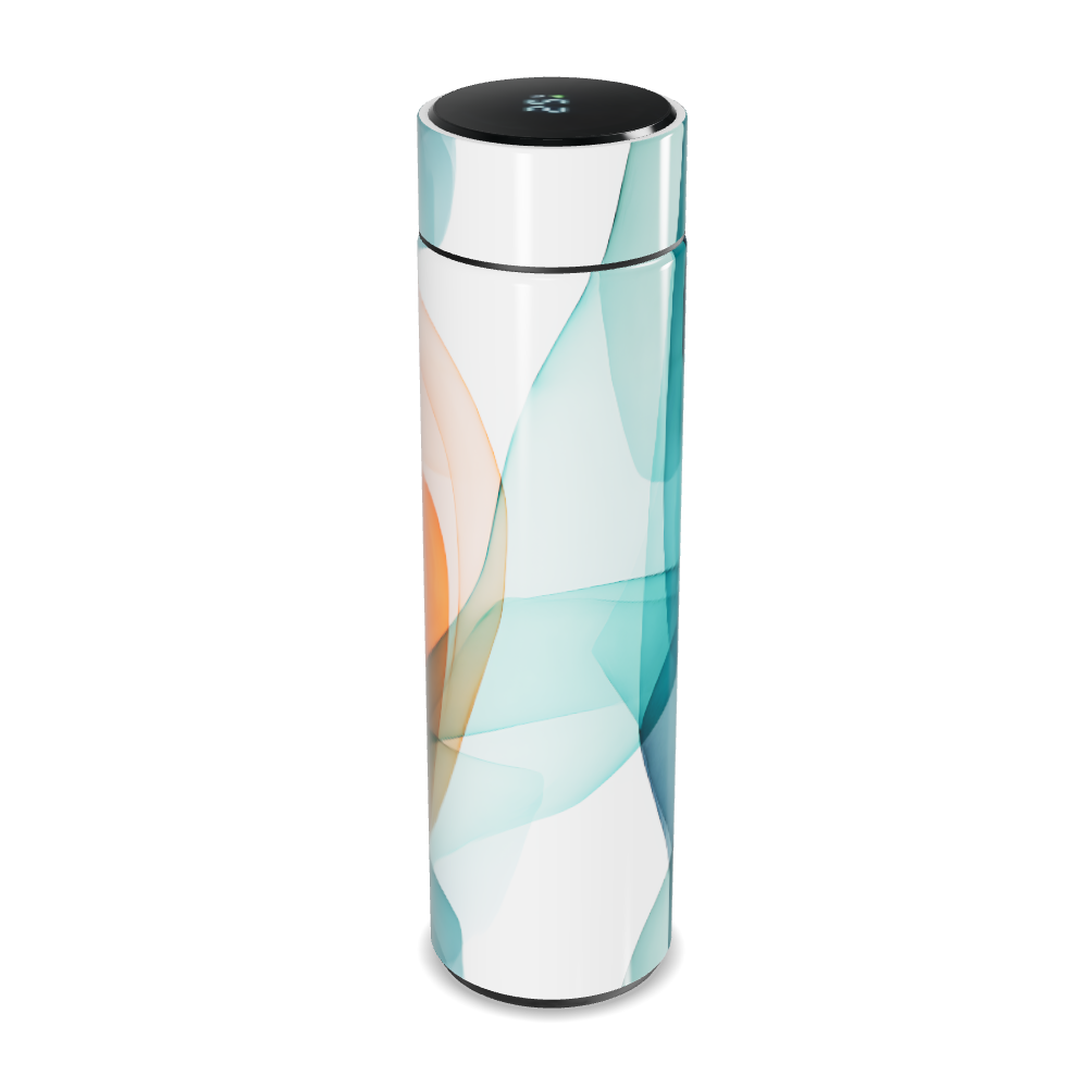 Garrafa Térmica Touch - Estampa Azul Vidro