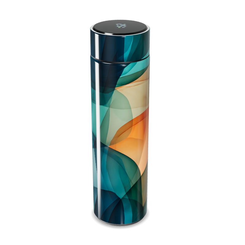 Garrafa Térmica Touch - Estampa Azul Vidro