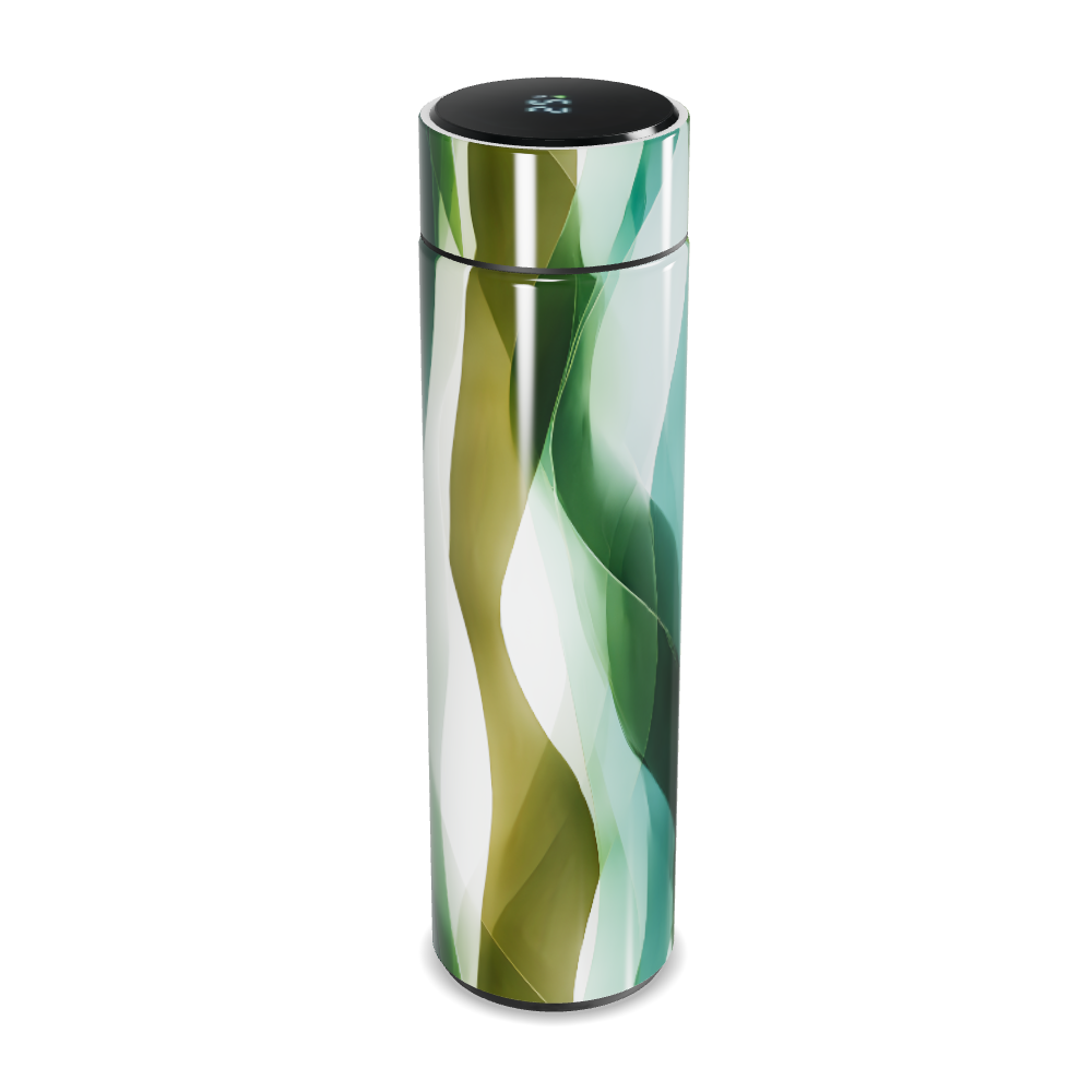 Garrafa Térmica Touch - Verde Estampada